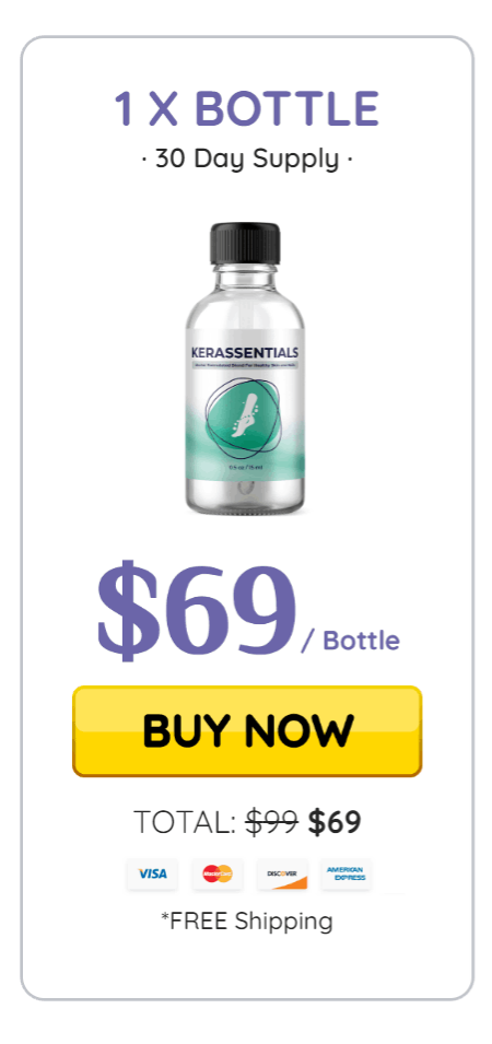 Kerassentials 1 bottle Price